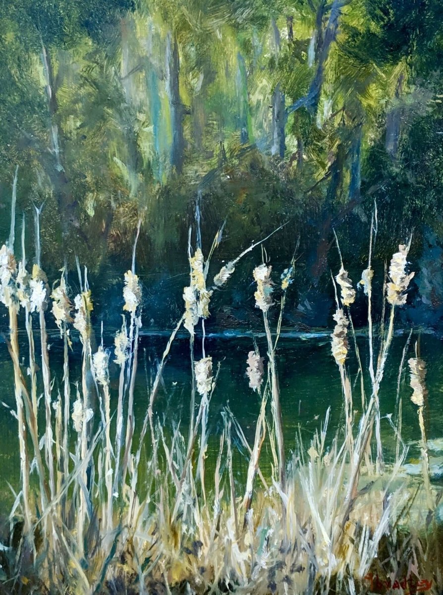Cat-Tails by Gary Bradley at LePrince Galleries