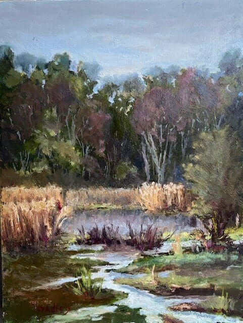 Cattails by Gary Bradley at LePrince Galleries