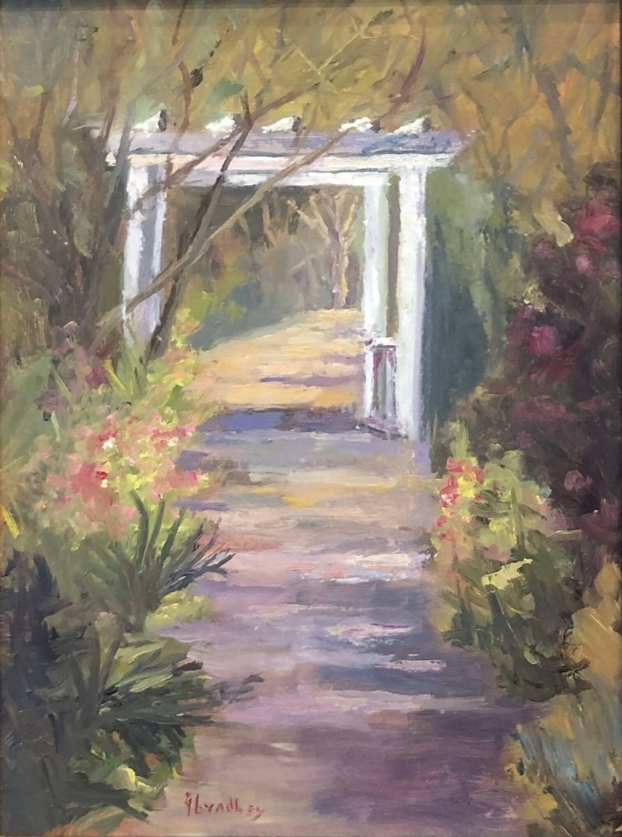 Cypress Trellis by Gary Bradley at LePrince Galleries