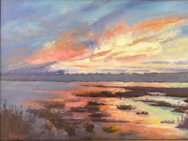 Edisto Sunset by Gary Bradley at LePrince Galleries