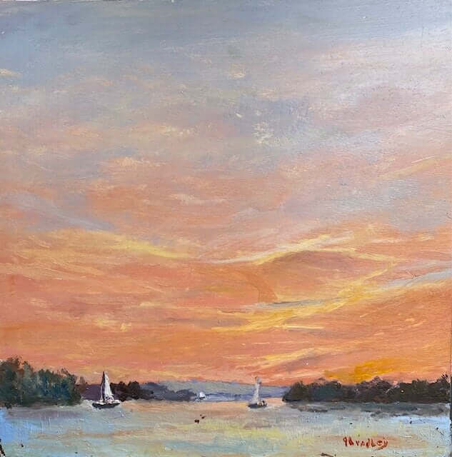 Sunset by Gary Bradley at LePrince Galleries