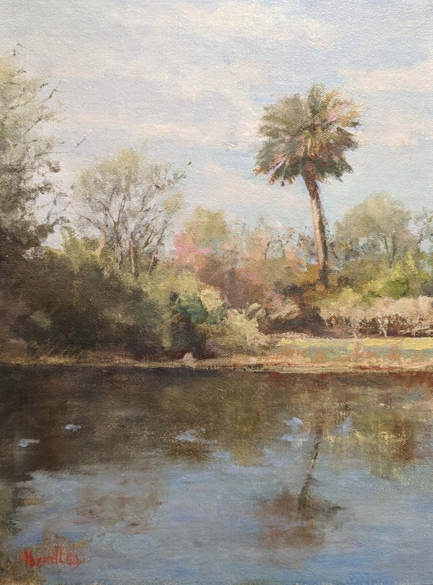 Wappoo Palm by Gary Bradley at LePrince Galleries