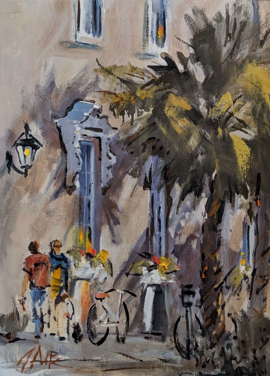 Charleston Stroll by George Pate at LePrince Galleries