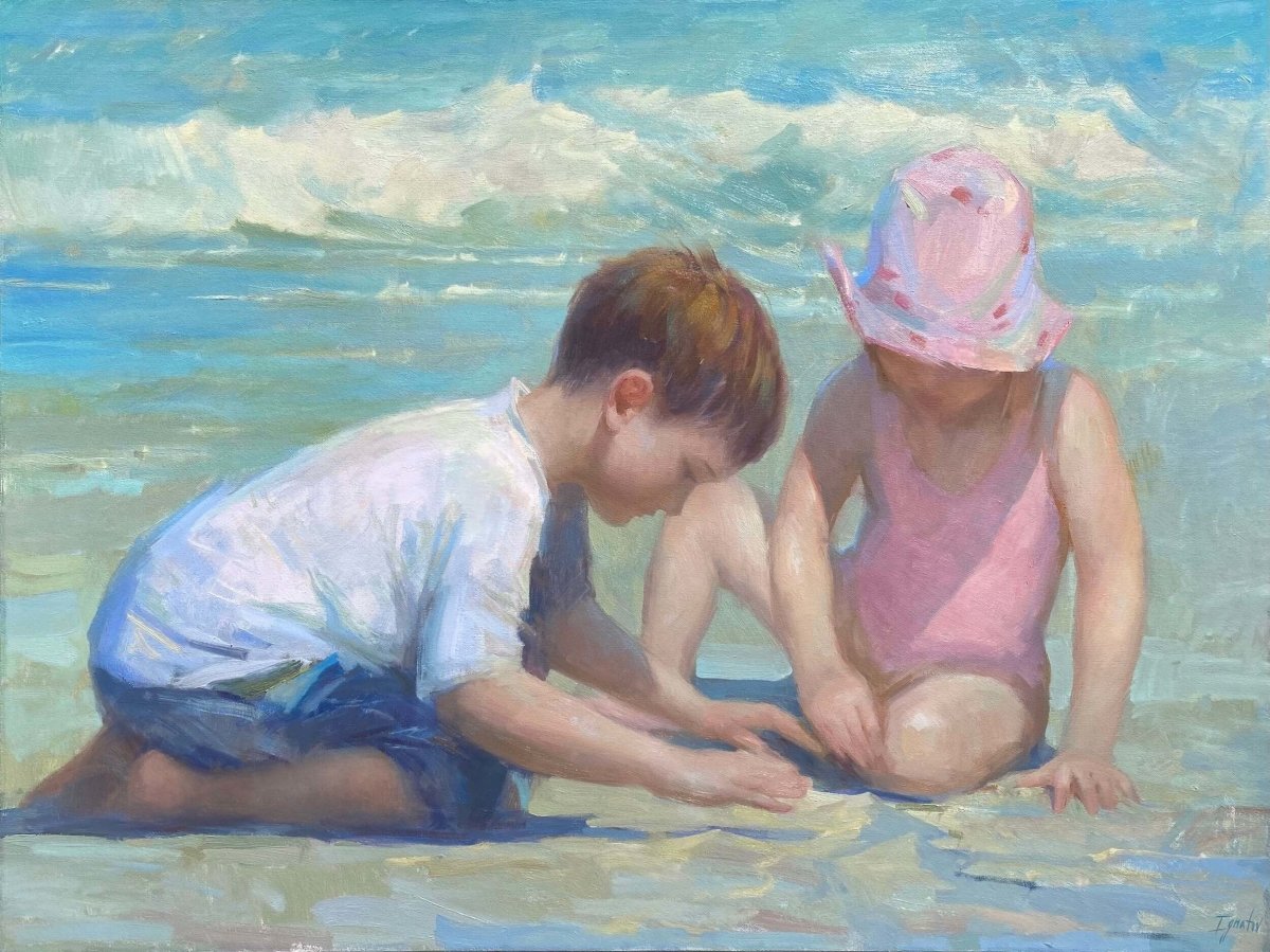 Beach Day by Ignat Ignatov at LePrince Galleries