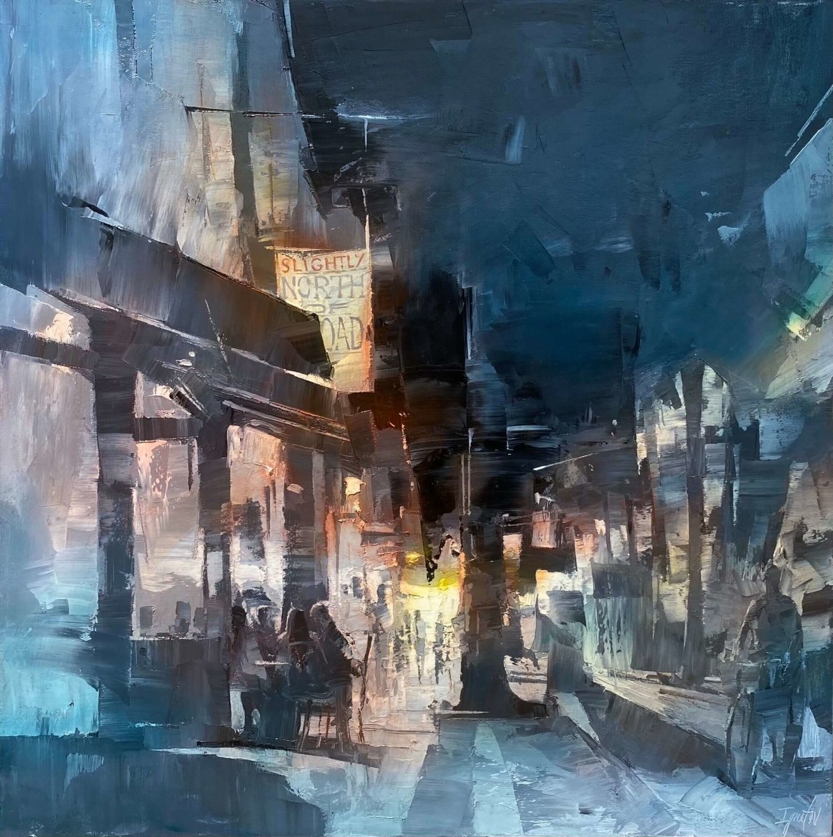 East Bay Nocturne by Ignat Ignatov at LePrince Galleries