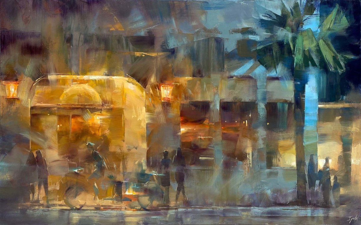 Evening at the Market by Ignat Ignatov at LePrince Galleries