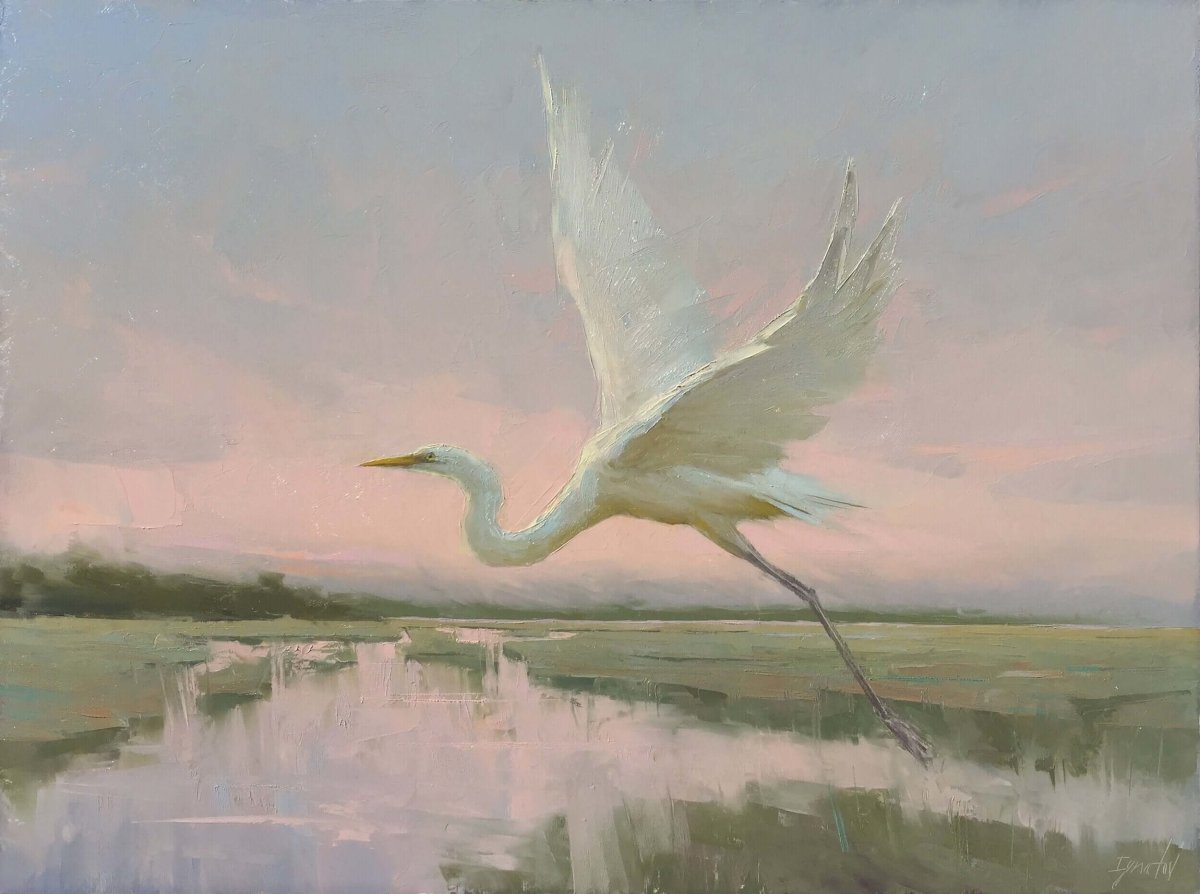 Evening Flight by Ignat Ignatov at LePrince Galleries