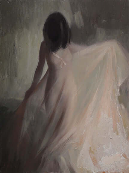 Figure in Sheer Nightgown by Ignat Ignatov at LePrince Galleries