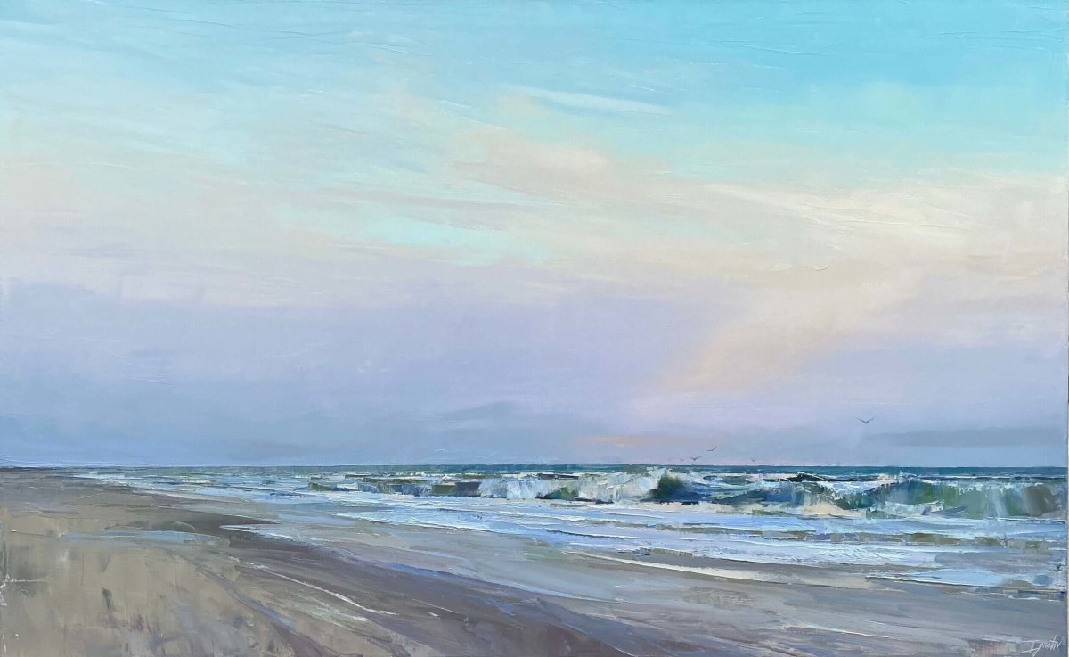 Folly Beach Waves by Ignat Ignatov at LePrince Galleries