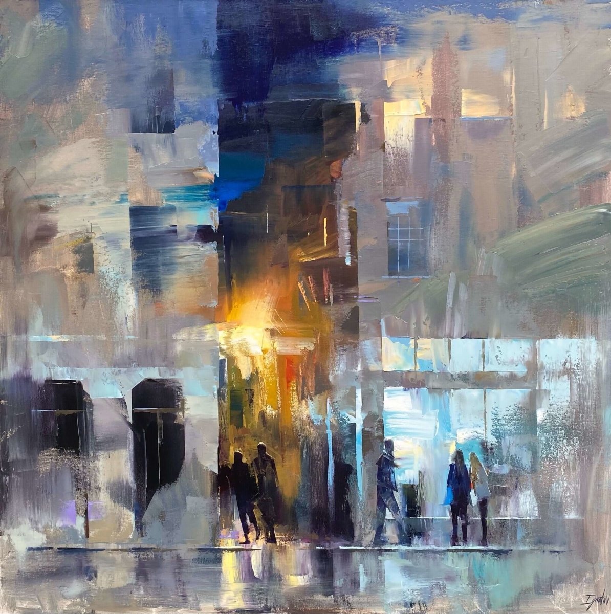 Fulton Lane by Ignat Ignatov at LePrince Galleries