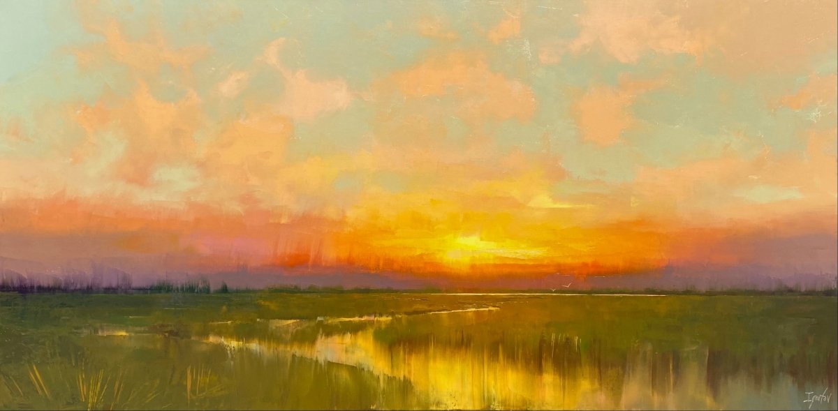 Kiawah Sunset by Ignat Ignatov at LePrince Galleries