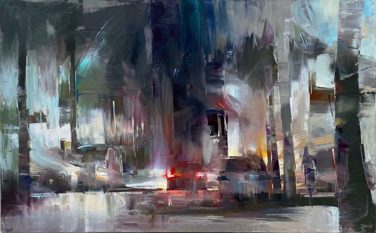 Late Night in the City by Ignat Ignatov at LePrince Galleries