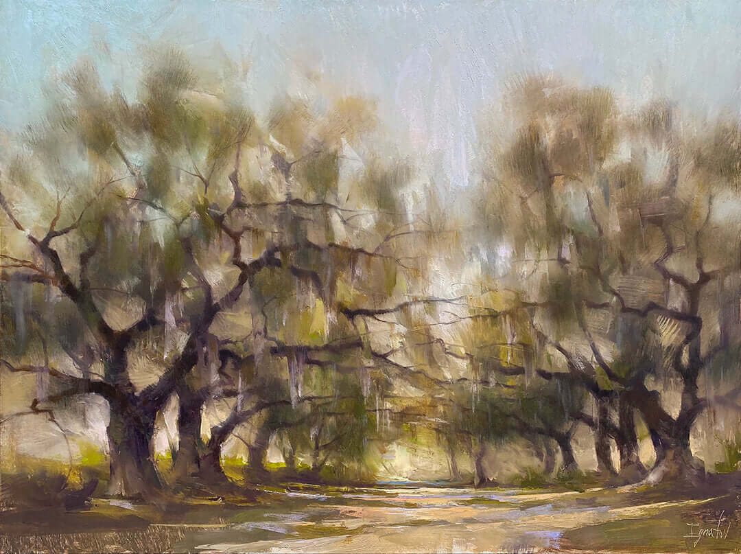 Live Oaks Road by Ignat Ignatov at LePrince Galleries