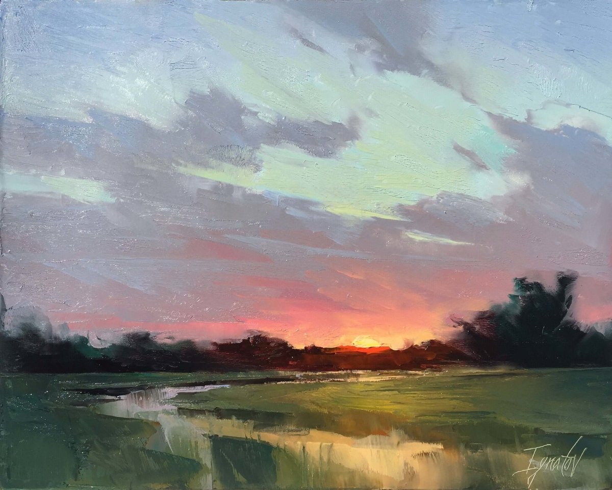 Lowcountry Sunset by Ignat Ignatov at LePrince Galleries