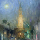 Moon over St. Phillips by Ignat Ignatov at LePrince Galleries