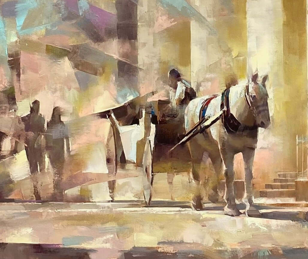 Morning Light on Meeting Street by Ignat Ignatov at LePrince Galleries