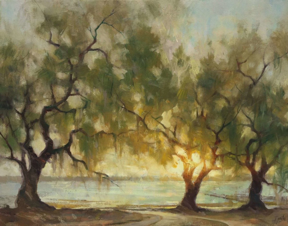 Oaks Sunrise by Ignat Ignatov at LePrince Galleries