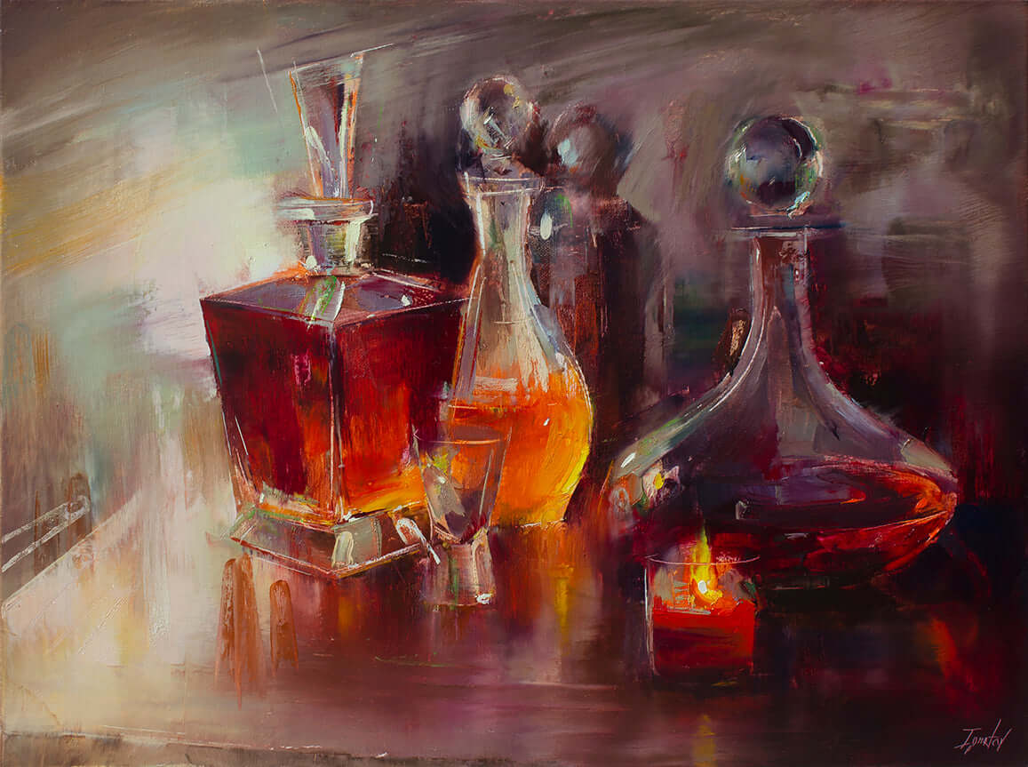 Old Brandy by Ignat Ignatov at LePrince Galleries