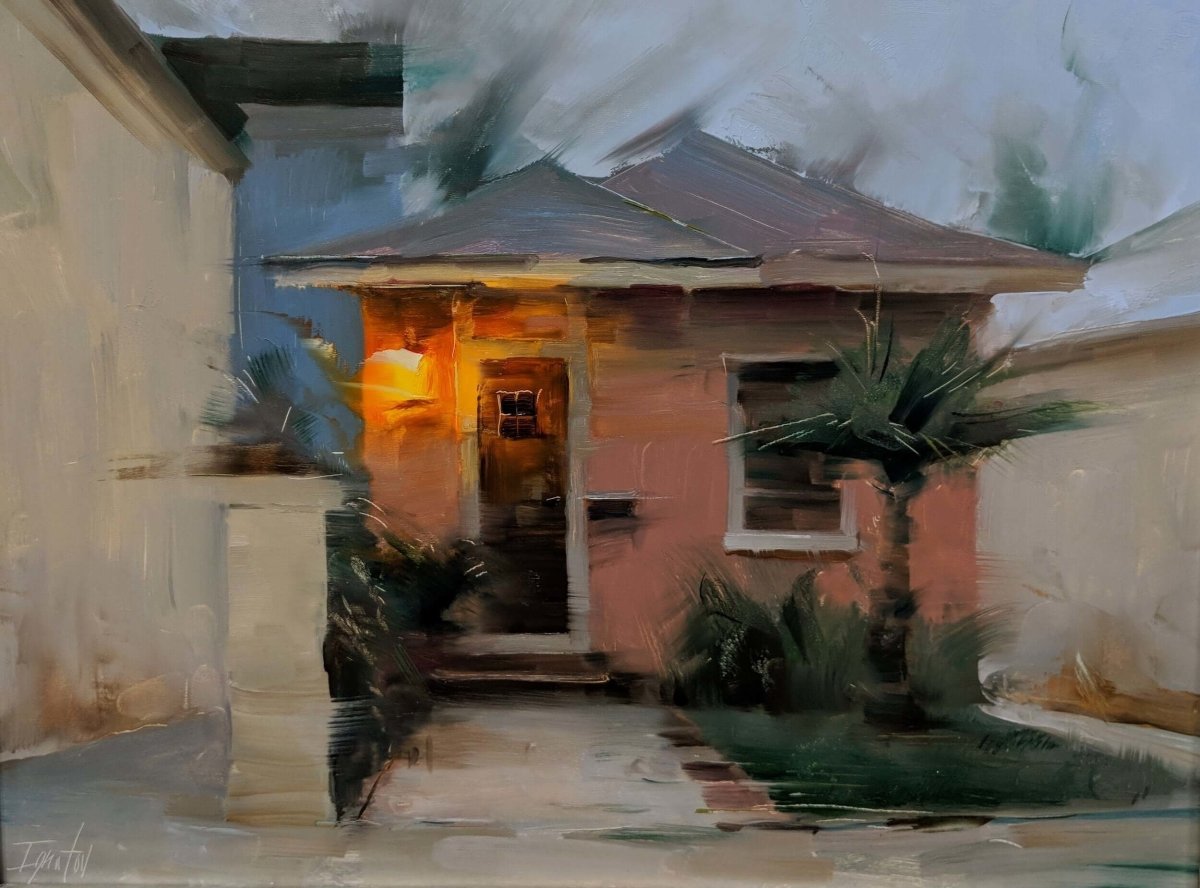 Pink House by Ignat Ignatov at LePrince Galleries