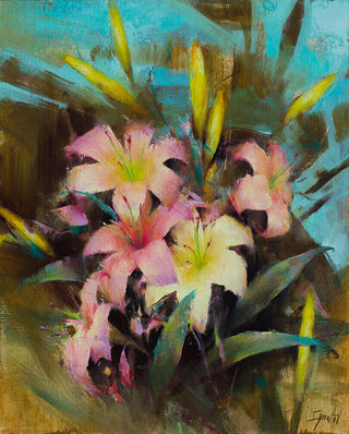 Pink Lilies by Ignat Ignatov at LePrince Galleries
