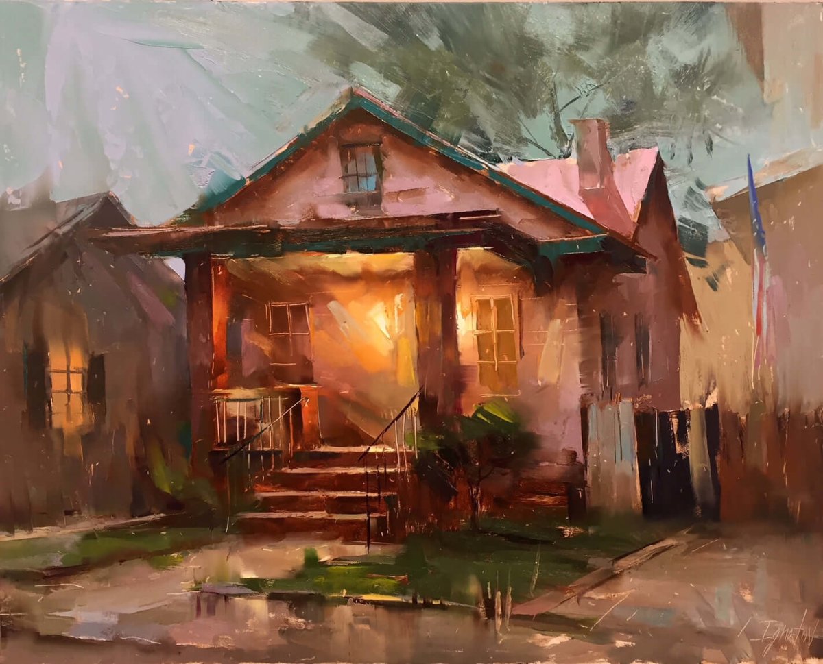 Porch Light by Ignat Ignatov at LePrince Galleries