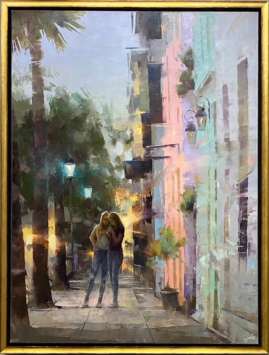 Rainbow Row by Ignat Ignatov at LePrince Galleries