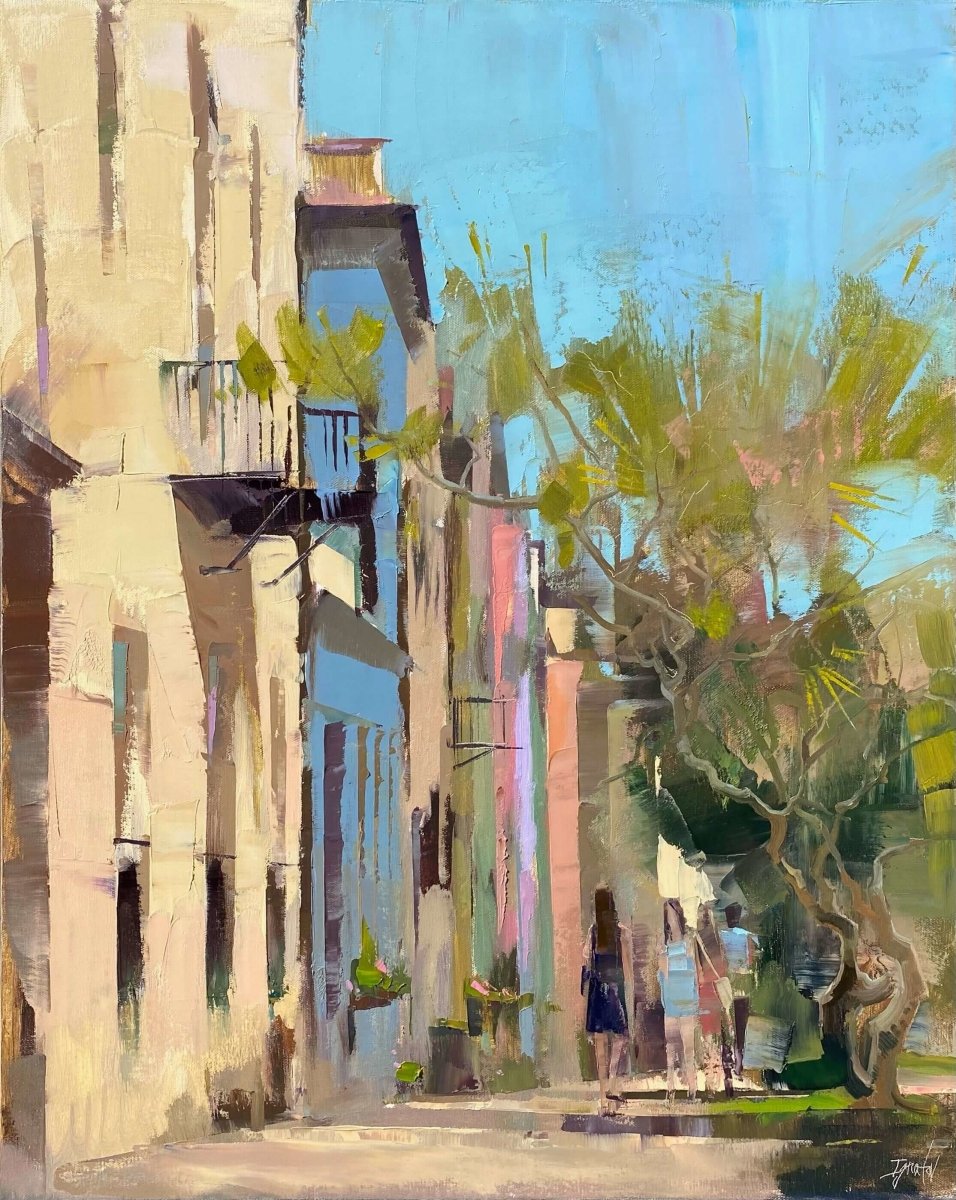 Rainbow Row by Ignat Ignatov at LePrince Galleries