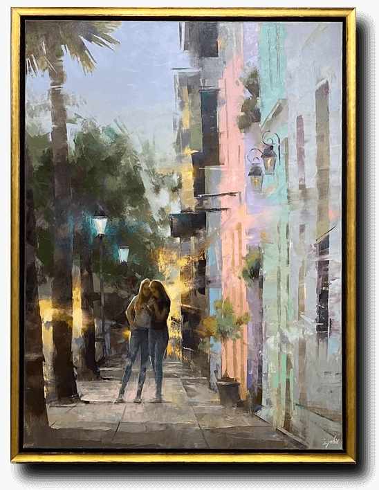 Rainbow Row by Ignat Ignatov at LePrince Galleries