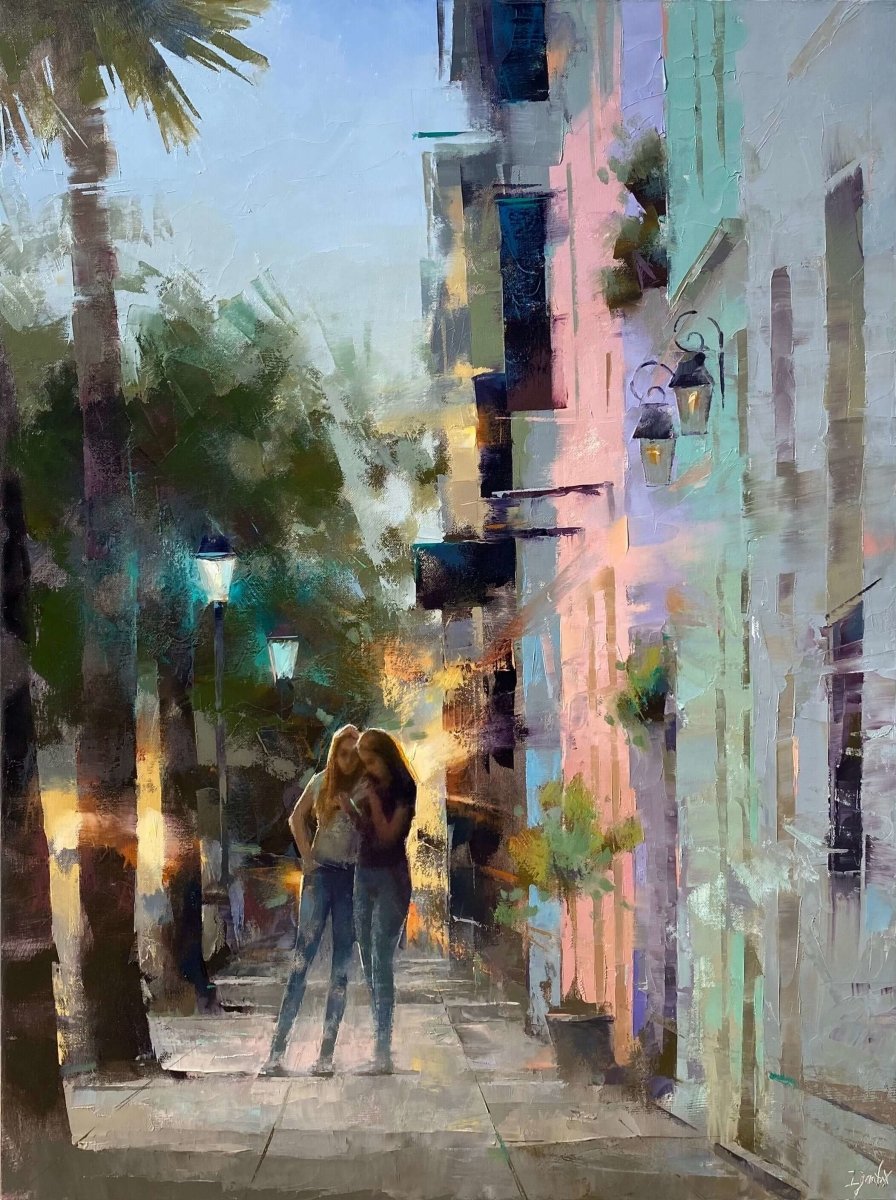 Rainbow Row by Ignat Ignatov at LePrince Galleries