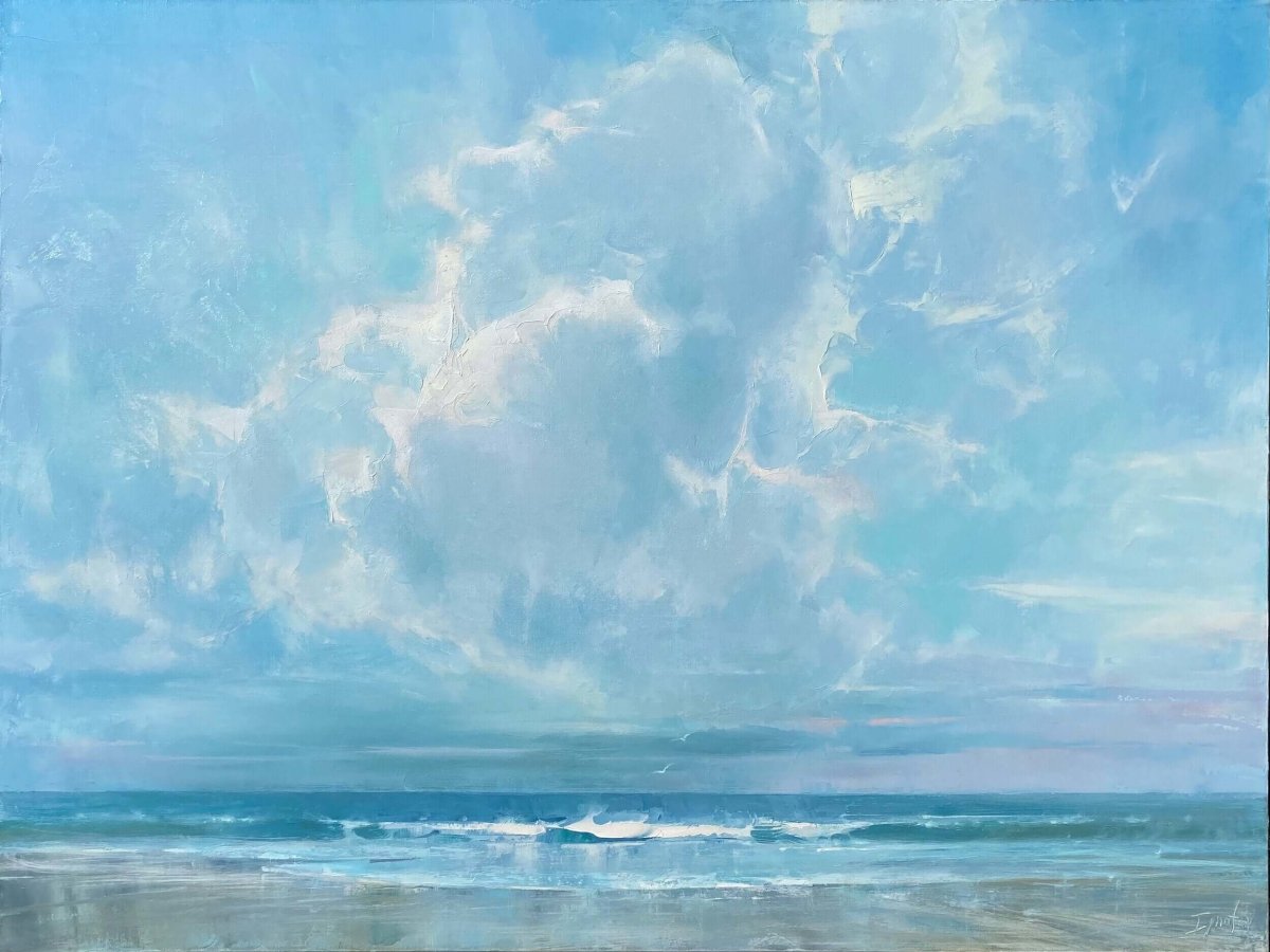 Seascape in Blue by Ignat Ignatov at LePrince Galleries