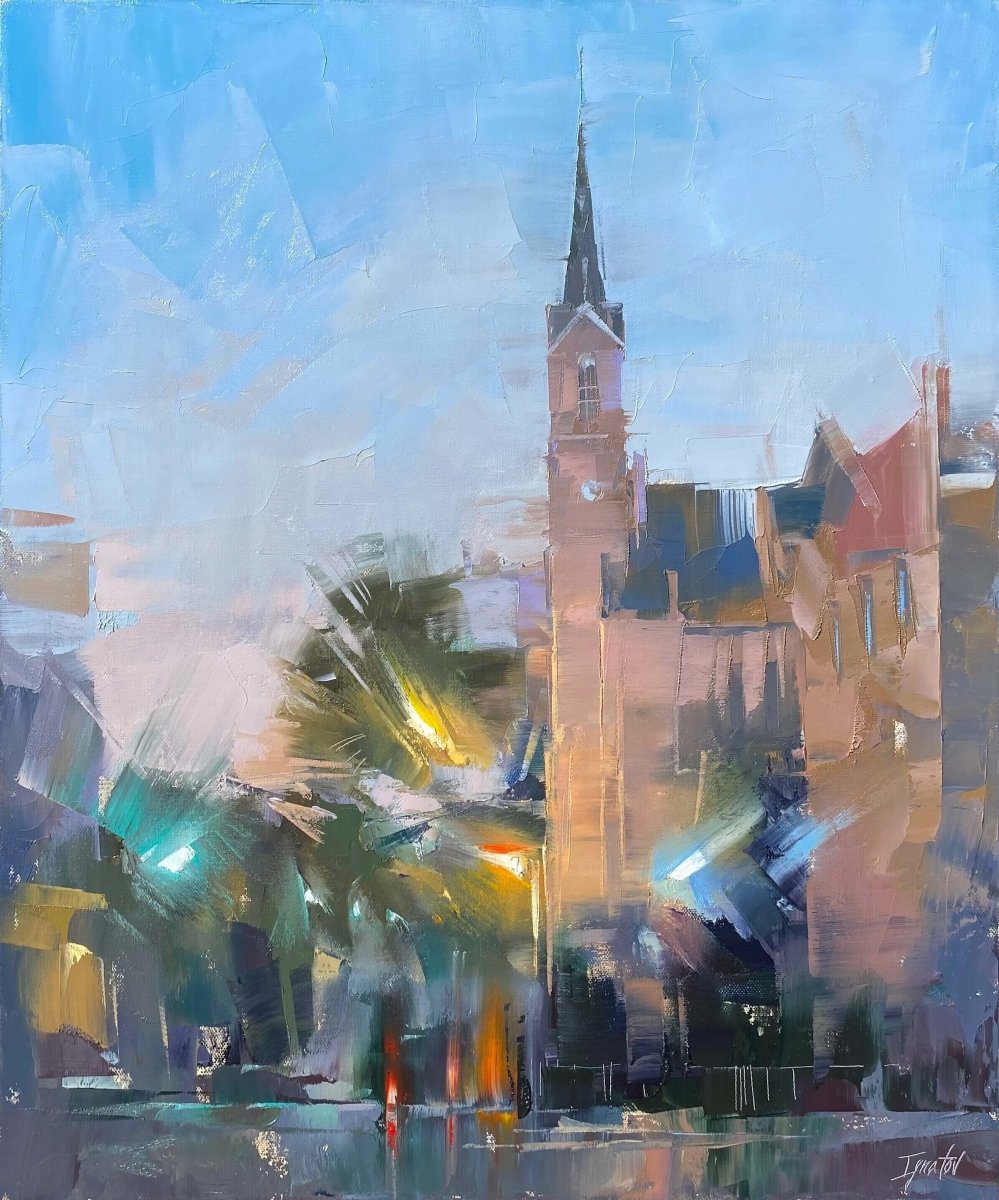 St. Matthews at Dusk by Ignat Ignatov at LePrince Galleries