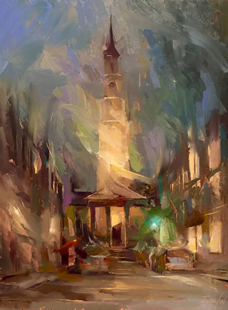 St Phillips Nocturne by Ignat Ignatov at LePrince Galleries