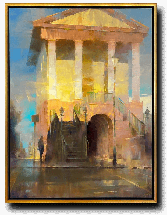 Sunlight on Market by Ignat Ignatov at LePrince Galleries