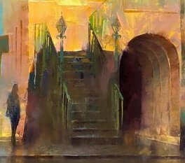 Sunlight on Market by Ignat Ignatov at LePrince Galleries