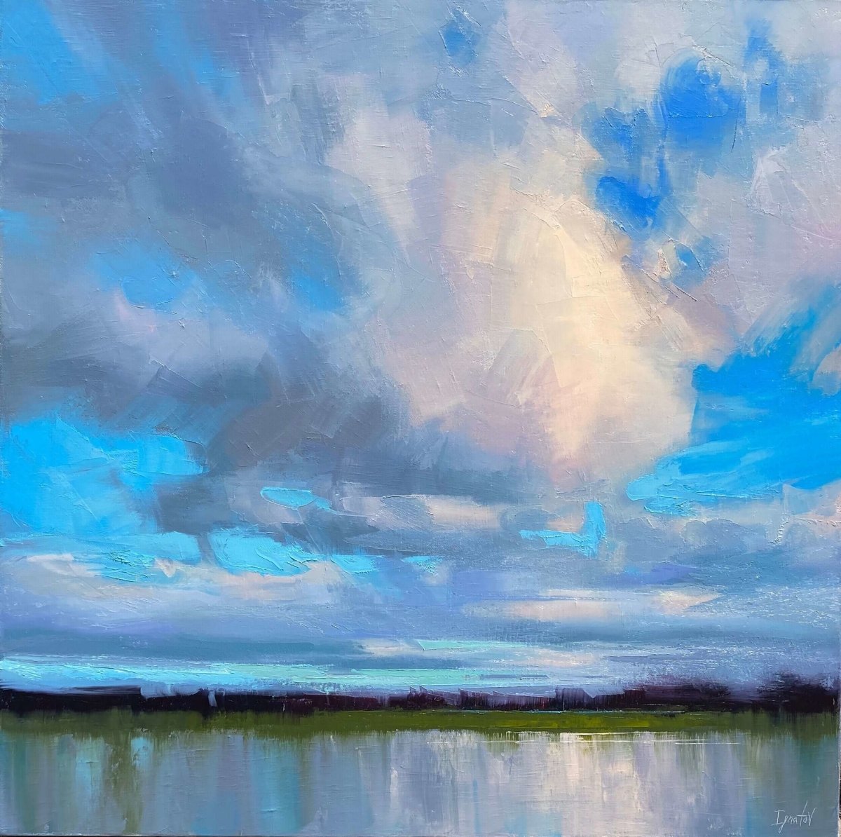 Sunlit Clouds by Ignat Ignatov at LePrince Galleries