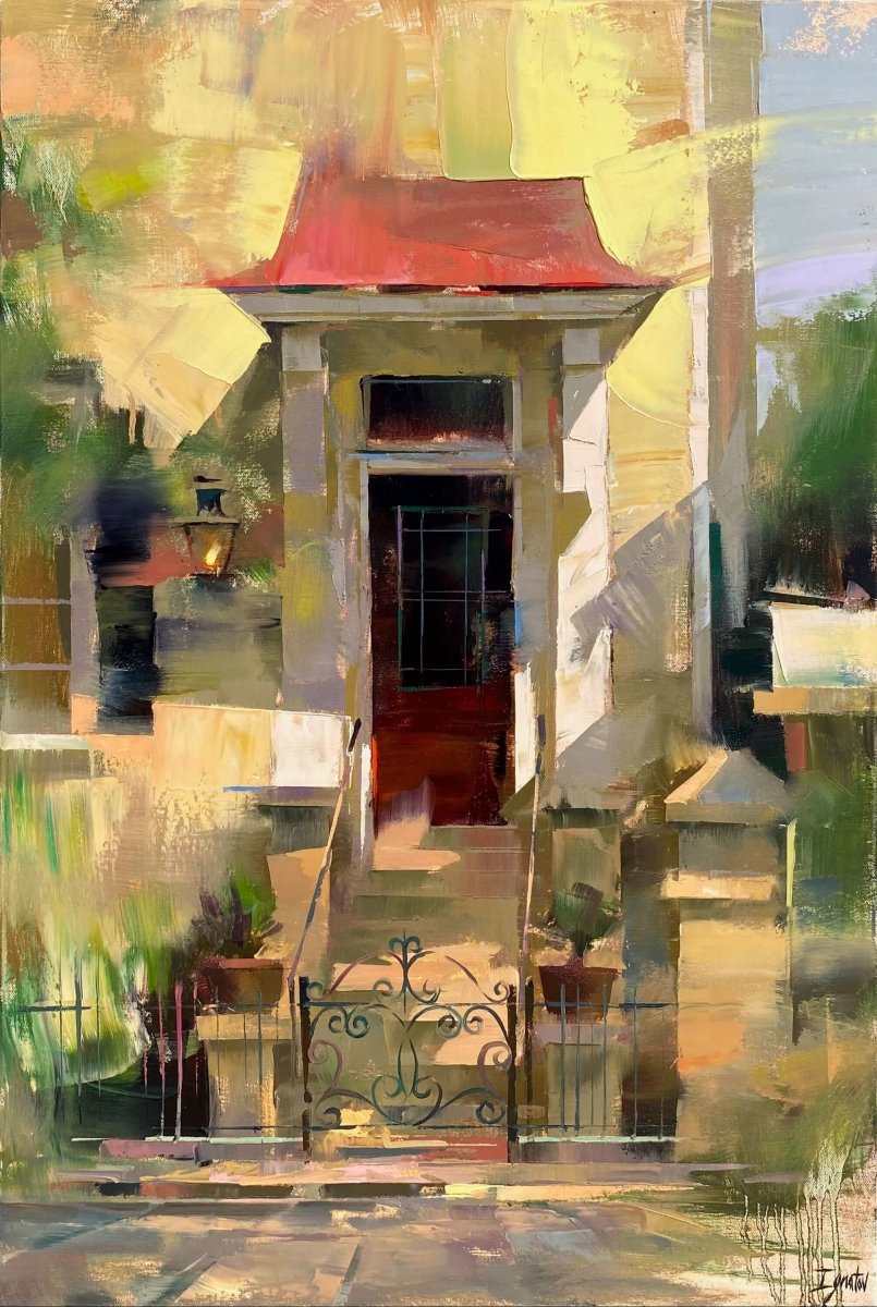 Tradd Street Doorway by Ignat Ignatov at LePrince Galleries
