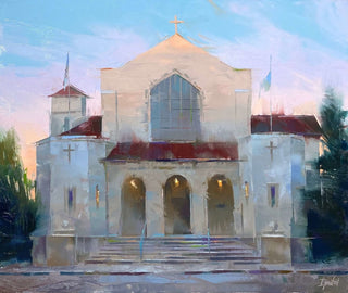 Twilight at the Summerall Chapel by Ignat Ignatov at LePrince Galleries