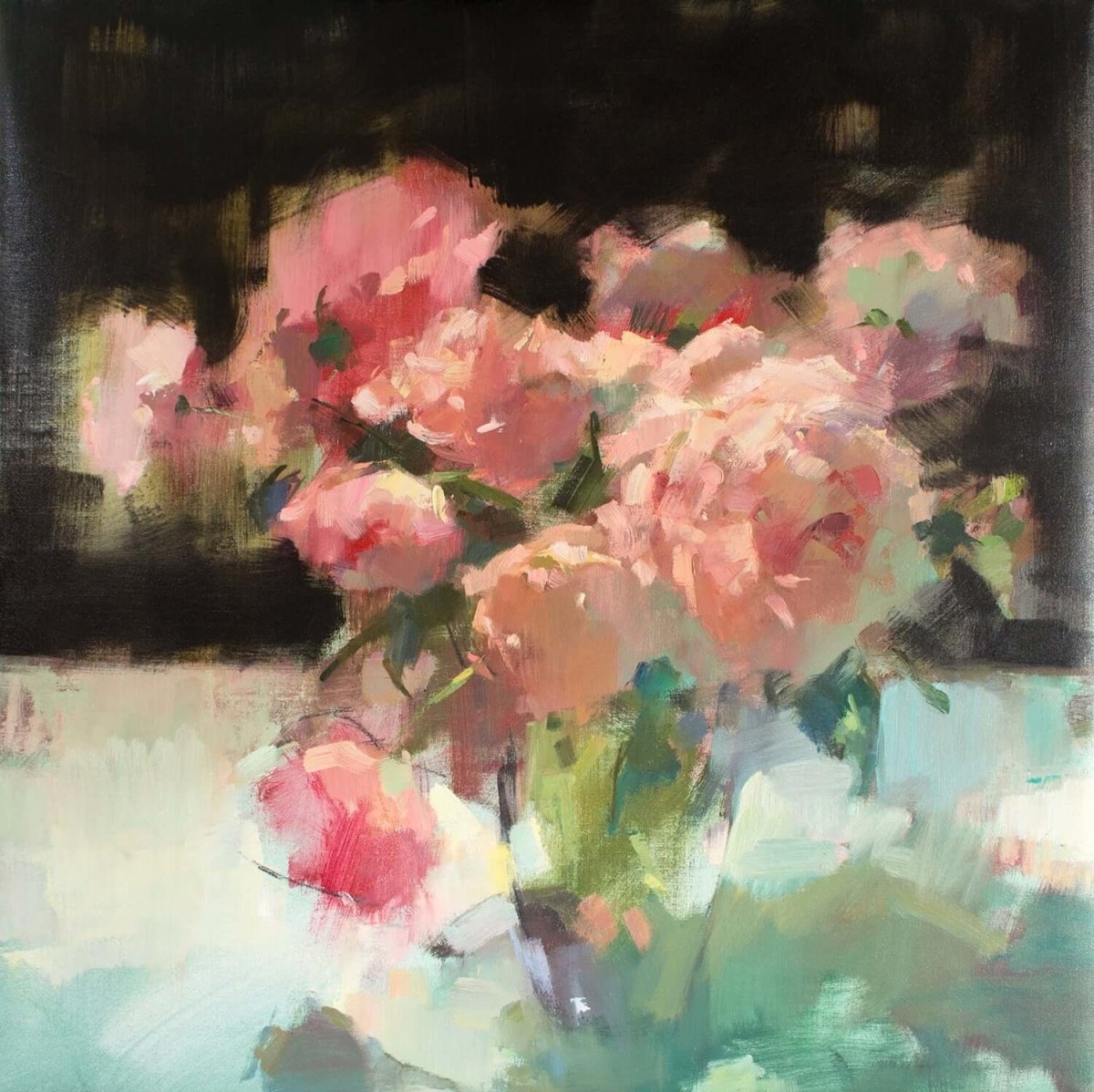 Peonies Full Blown by Ingrid Christensen at LePrince Galleries