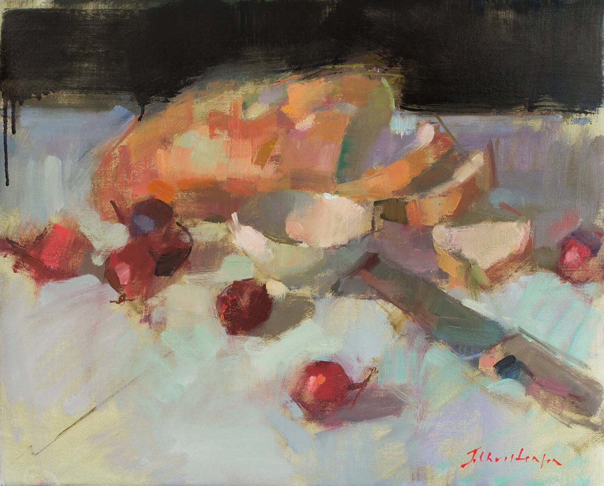 White Bowl by Ingrid Christensen at LePrince Galleries