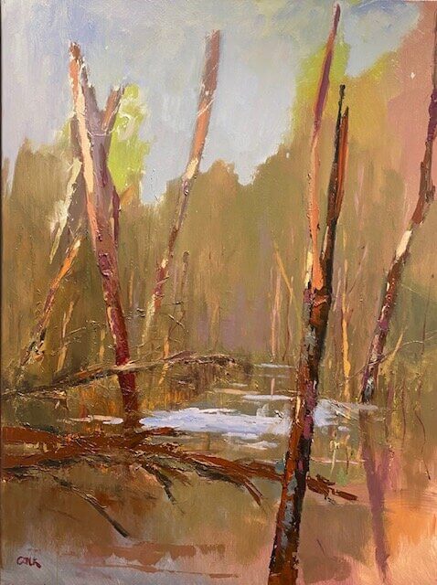 Back In The Swamp by James Calk at LePrince Galleries