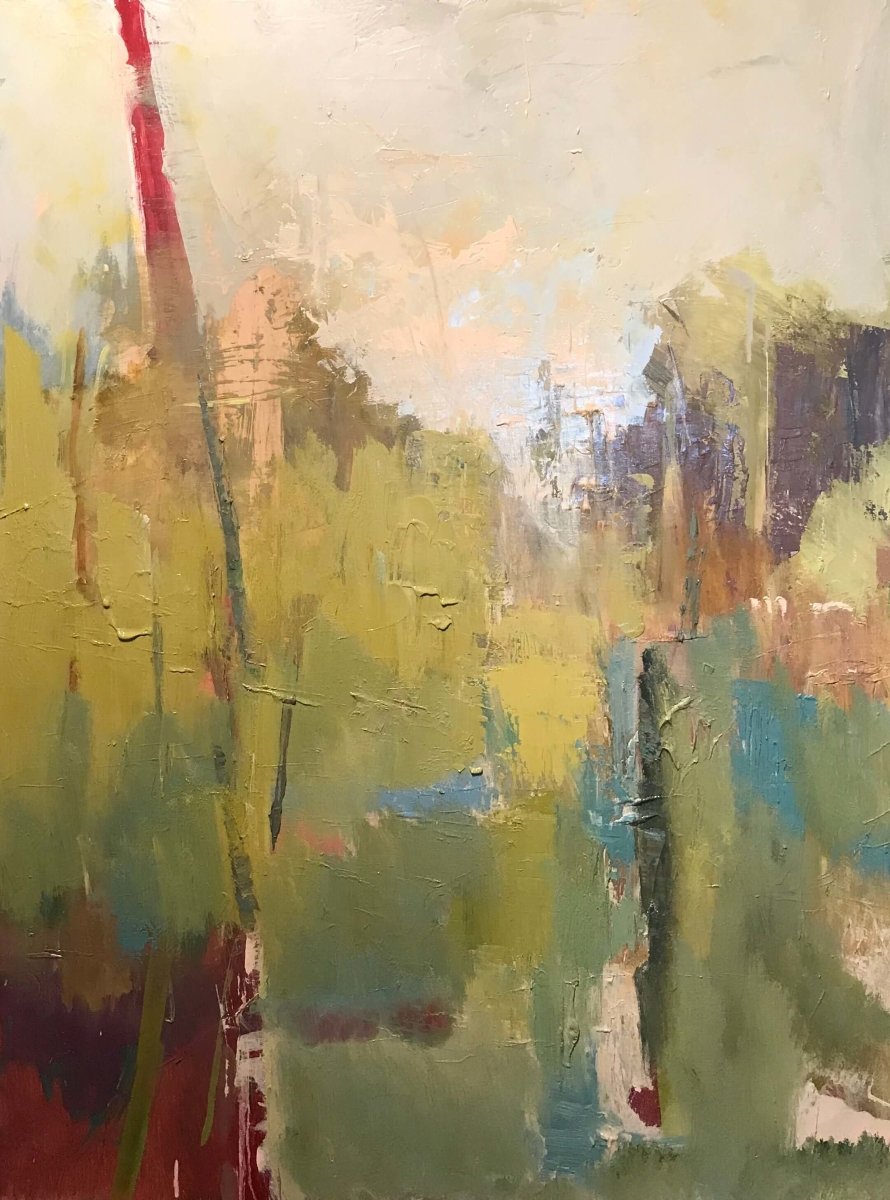 Spring on the River by James Calk at LePrince Galleries