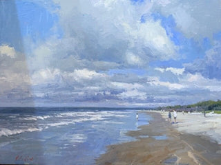 A Walk on the Beach by John Poon at LePrince Galleries