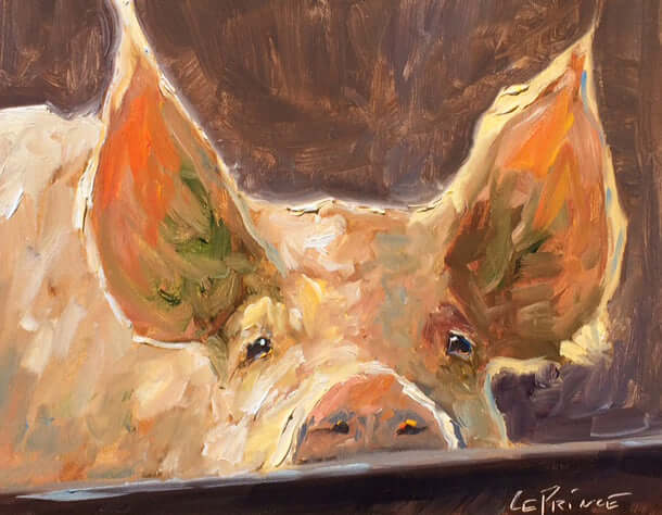 A Good Listener by Kevin LePrince at LePrince Galleries