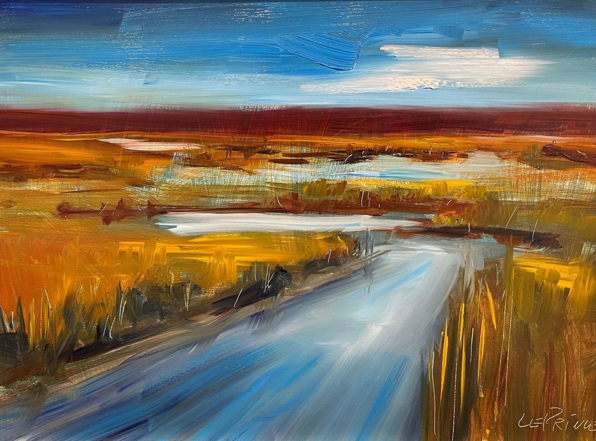 Blue Sky on the Everglades by Kevin LePrince at LePrince Galleries