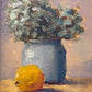 Hydrangea in Blue Vase by Kevin LePrince at LePrince Galleries