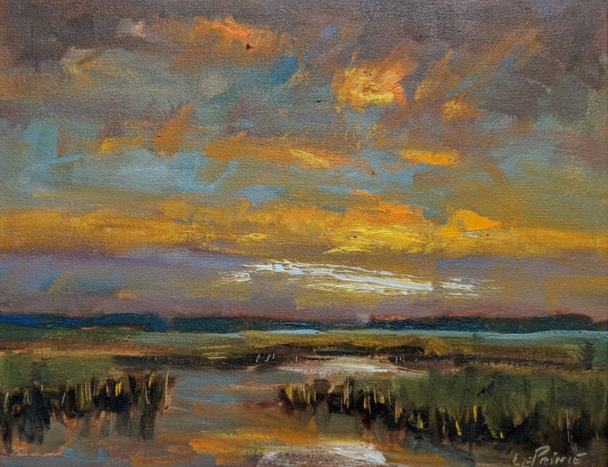 Orange Sky by Kevin LePrince at LePrince Galleries