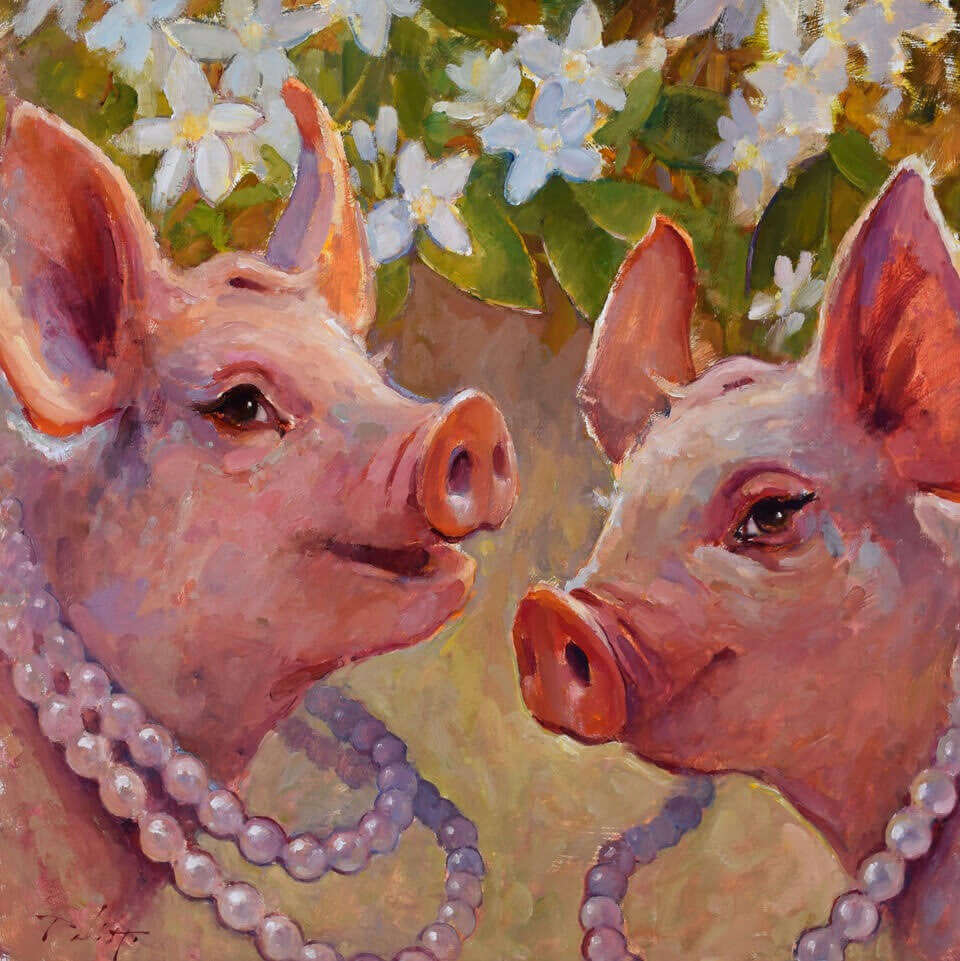 Sunny Girls by Kyle Paliotto at LePrince Galleries