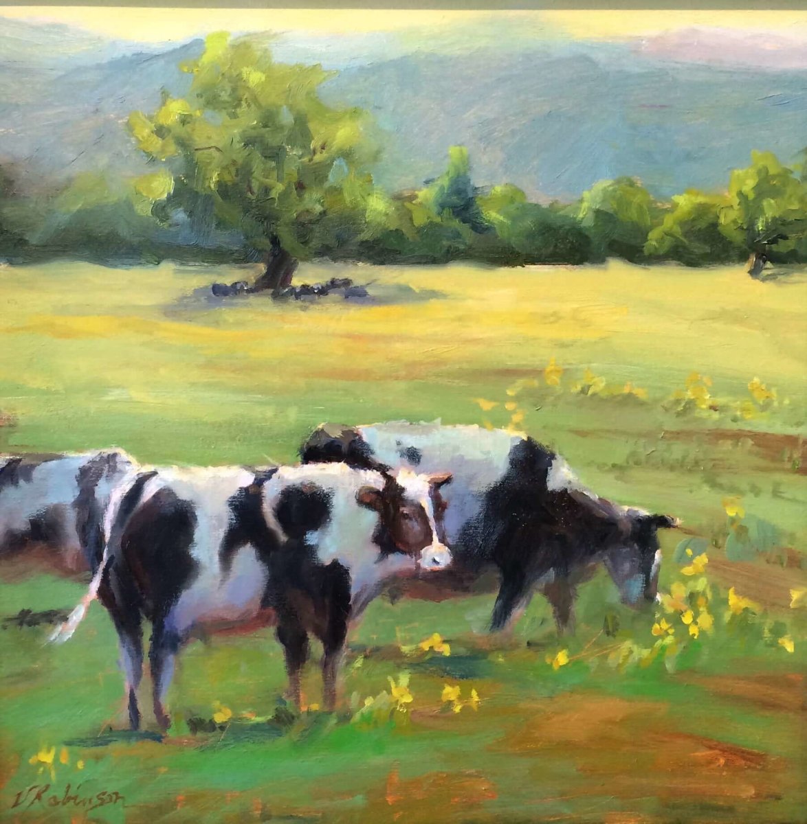 Summer Cows by leprince-fine-art-gallery-ace5 at LePrince Galleries