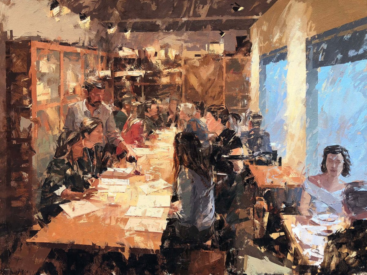 First Pour by LePrince Fine Art Gallery at LePrince Galleries