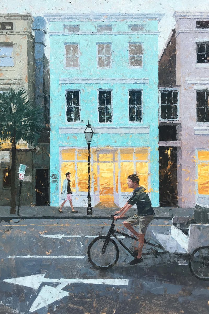 King Street Cab by LePrince Fine Art Gallery at LePrince Galleries
